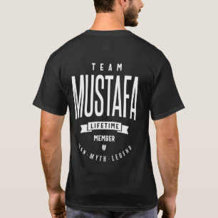 Mustafa Personalized Name Birthday Gift T-Shirt