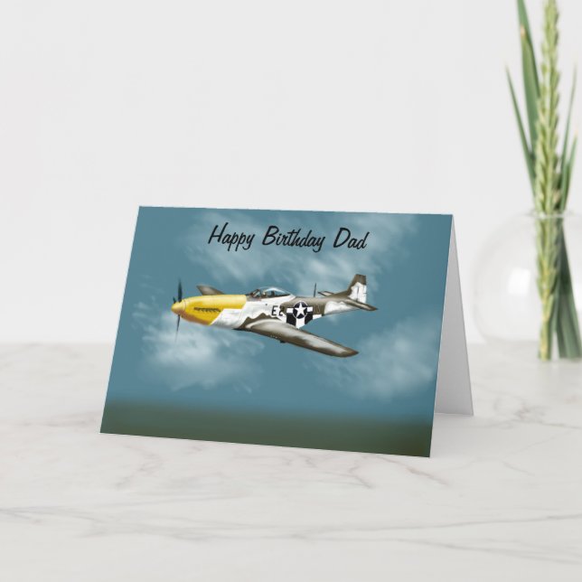 Mustang Birthday Card (Front)