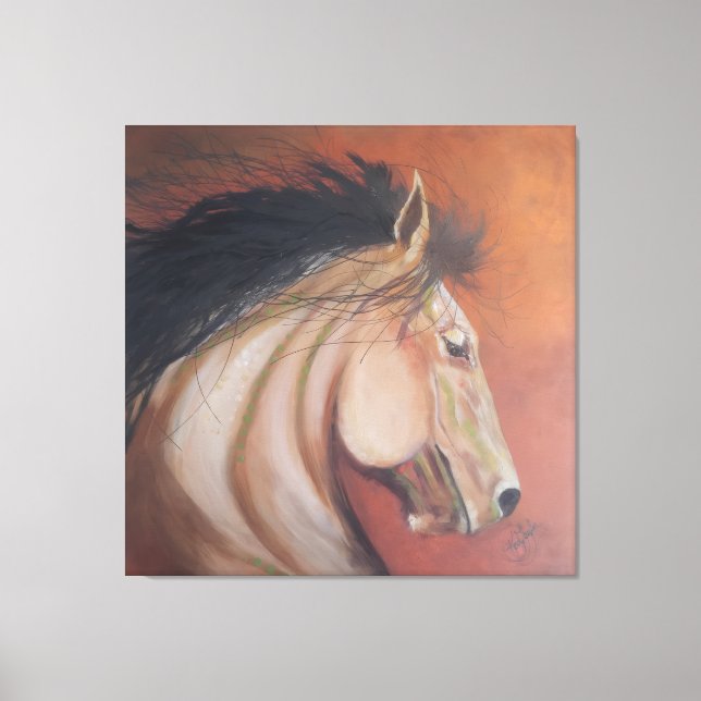Mustang Canvas Print (Front)
