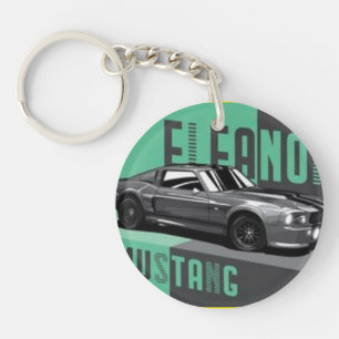 Mustang, car,Keyring in acrylic Keychain