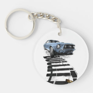 Mustang, car,Keyring in acrylic Keychain