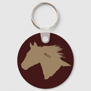 Mustang Horse Head Keychain