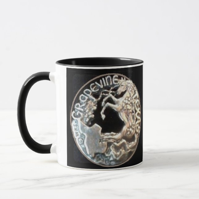 Mustang in Grapevines 11 oz Mug (Left)