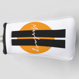 Mustang Orange Golf Putter Cover