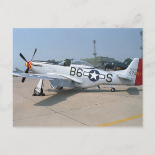 Mustang P-51D Aircraft Postcard