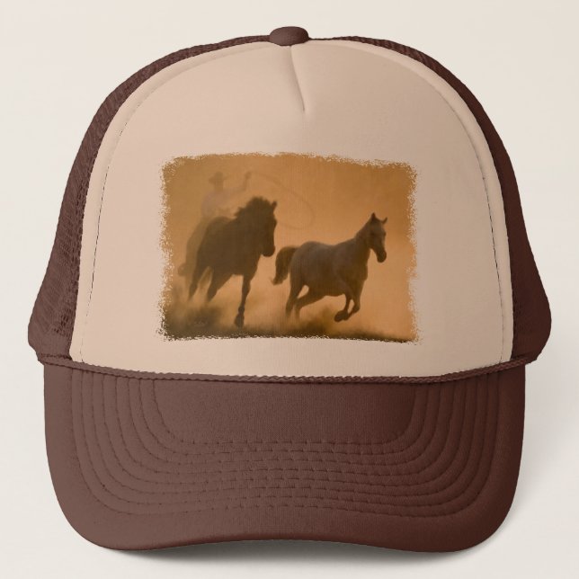 Mustang Roundup Trucker Hat (Front)