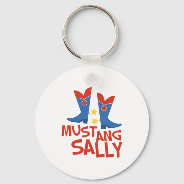 Mustang Sally Keychain (Front)