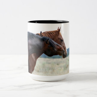 Mustang Stallion et Mare Smitten Mug