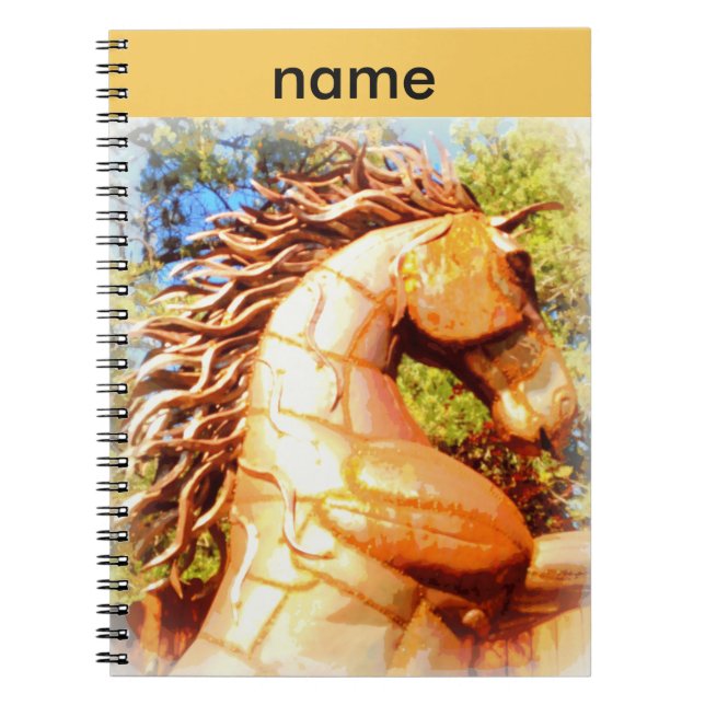 mustang stallion notebook (Front)