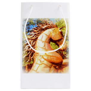 mustang stallion small gift bag
