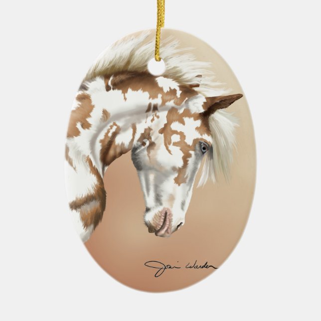Mustang Wild Xtend Ceramic Ornament (Front)