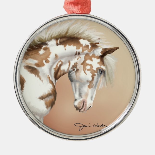 Mustang Wild Xtend Metal Ornament (Front)