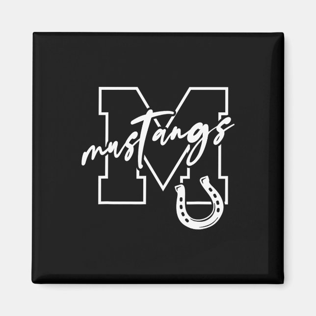 Mustangs  magnet (Front)