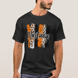 Mustangs School Sports Fan Team Spirit Mascot T-Shirt
