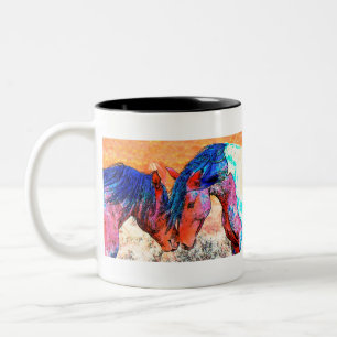 Mustangs Two-Tone Coffee Mug