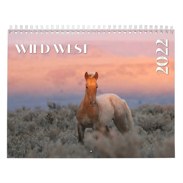 MustangWild's 2022 12-month Calendar  (Cover)