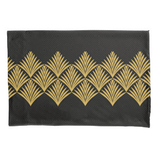 Mustard and Gold Art Deco 28-01 Pillowcase