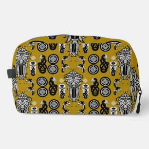 Mustard Anglo Saxon Art Print Dopp Kit
