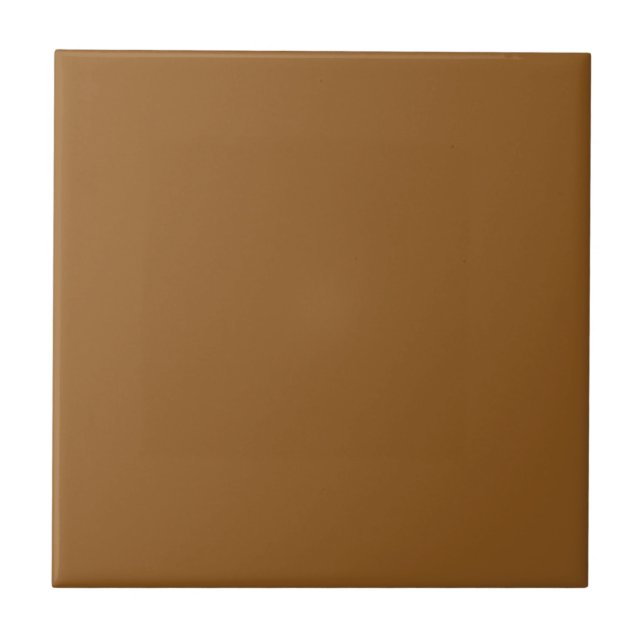 Mustard Brown Solid Color Tile (Front)