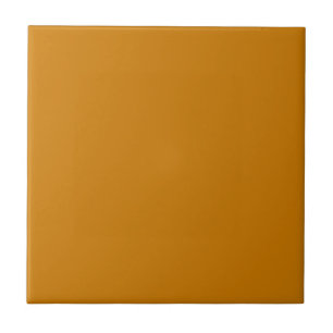 Mustard Brown Solid Colour Tile