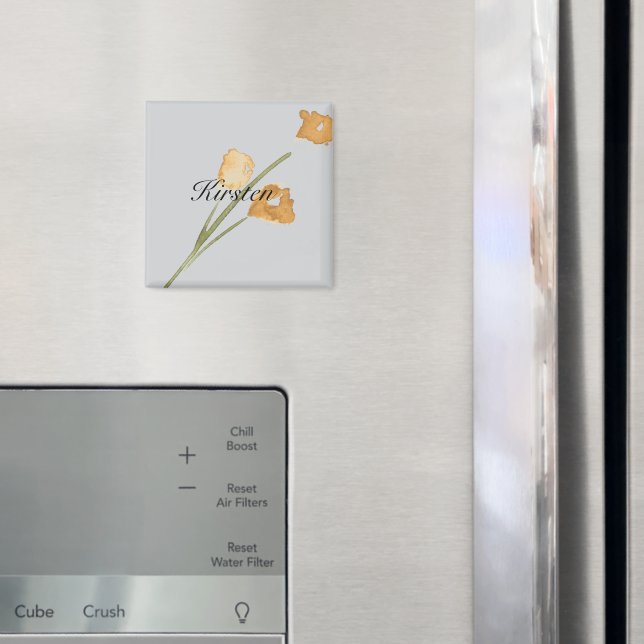 Mustard Bud Flowers Magnet (In Situ (Fridge))