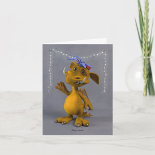 Mustard Dragon Card