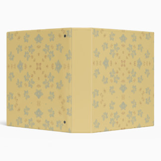Mustard Floral Binder