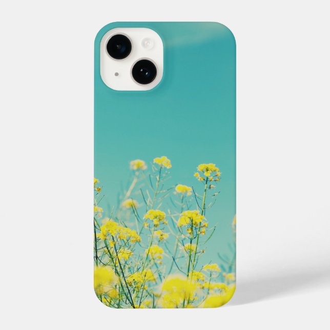 Mustard Flowers Nature  iPhone Case (Back)