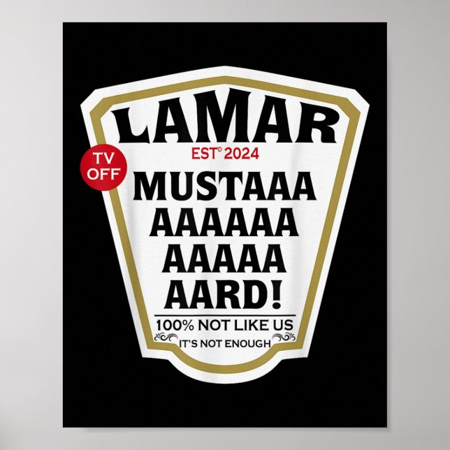Mustard Lamar Tv Off Use Your Heart - Mustard Poster (Front)