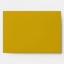 Mustard Return Address Invitation Envelopes