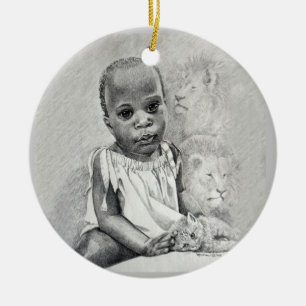 MUSTARD SEEDS GROW–ORNAMENT DESIGN BY KATHY MORROW CERAMIC ORNAMENT