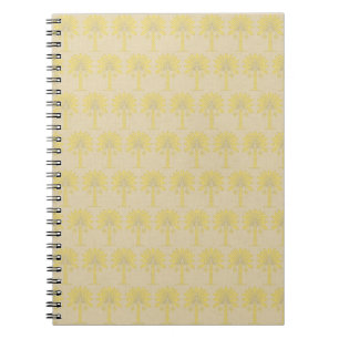 Mustard Spice Moods Palm Notebook