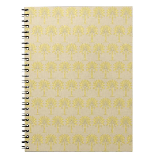 Mustard Spice Moods Palm Notebook (Front)
