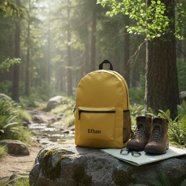 Mustard Yellow Back to School Backpack (Creator Uploaded)