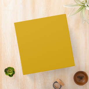 Mustard Yellow Binder