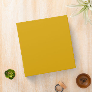 Mustard Yellow Binder