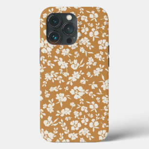 Mustard Yellow Boho Floral iPhone 13 Pro Case