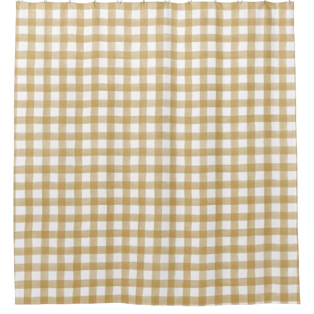 Mustard Yellow English Country Check Plaid (Front)