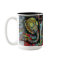 Mustard Yellow, Gas Mask Coffee Mug Art