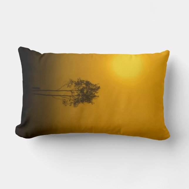 Mustard Yellow Lumbar Pillow (Front)