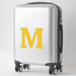 Mustard Yellow Monogram Initials Name Custom Colou<br><div class="desc">Printed with monogram initial (which you can edit,  change and personalize) in bold font. Design available in all sizes,  just choose the right size that you need.</div>