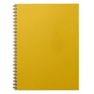 Mustard Yellow Solid Color Notebook