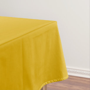 Mustard Yellow Solid Color Tablecloth