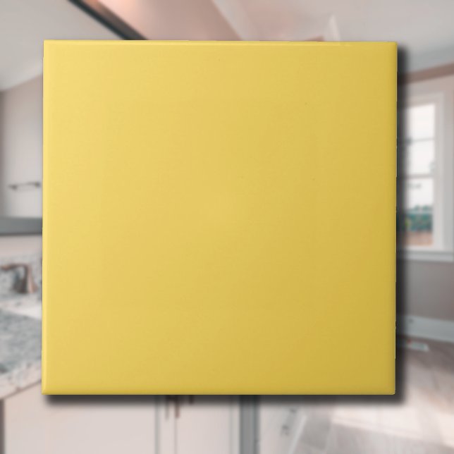 Mustard Yellow Solid Colour | Classic Elegant Tile (Creator Uploaded)