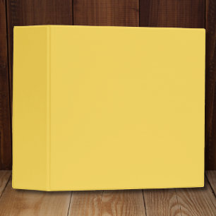 Mustard Yellow Solid Colour Trendy Colour Binder