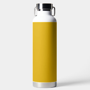 Mustard Yellow Solid Colour Water Bottle