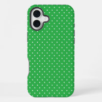 Mustard yellow white polka dots pattern  Case-Mat