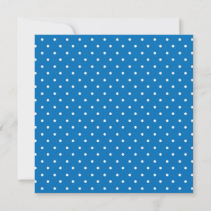 Mustard yellow white polka dots pattern Thank Yo You Card
