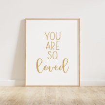 Mustard Yellow You Are So Loved