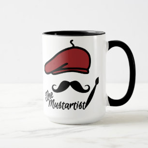Mustartist tasse - choisir style & couleur